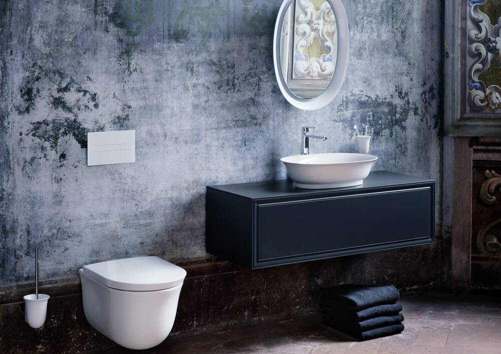 LAUFEN Schubladenelement 1200, 1 Schublade, mit Ausschnitt Mitte