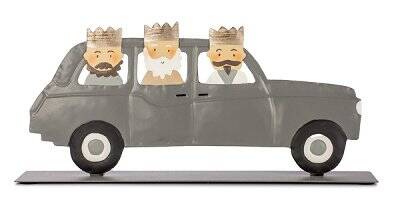 Heilige 3 Könige im Auto