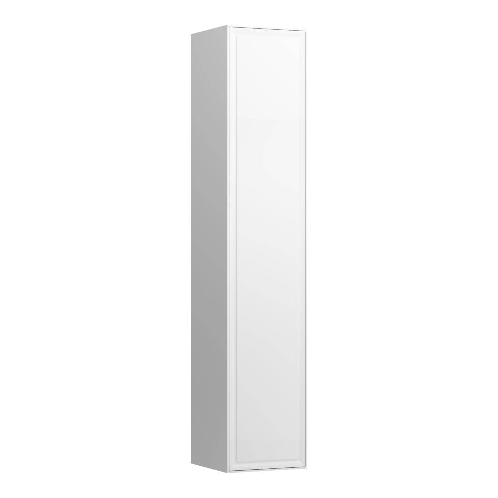 LAUFEN Hochschrank, 1 Tür, Scharnier rechts, mit 1 Holzfachboden und 4 Glasablagen