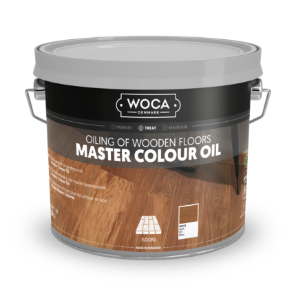 Woca, Master Colour Oil, Weiß, 2,5ltr, Reicht für ca. 10-12 m2/l, (VE4)