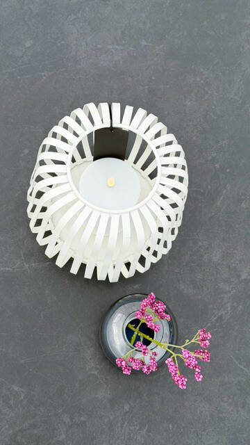 Wholesaler Solar Laterne Cottage Metal white, 21x21x17,5 cm