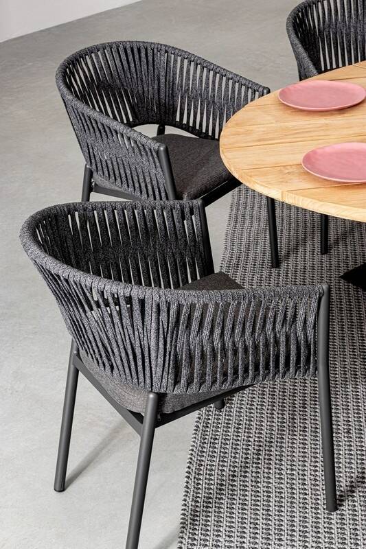 Dining Stuhl Florencia anthrazit